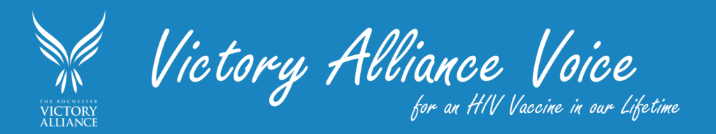 Masthead for Victory Alliance Voice - an HIV Vaccine in our Lifetime
